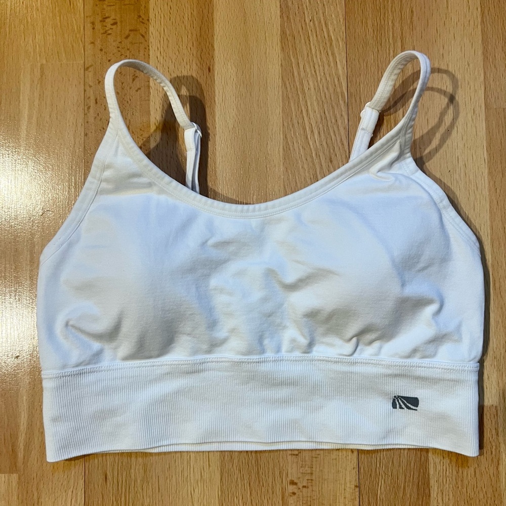 Marika White Racerback Bra